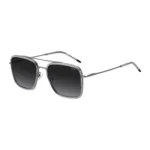 Grey sunglasses with double bridge