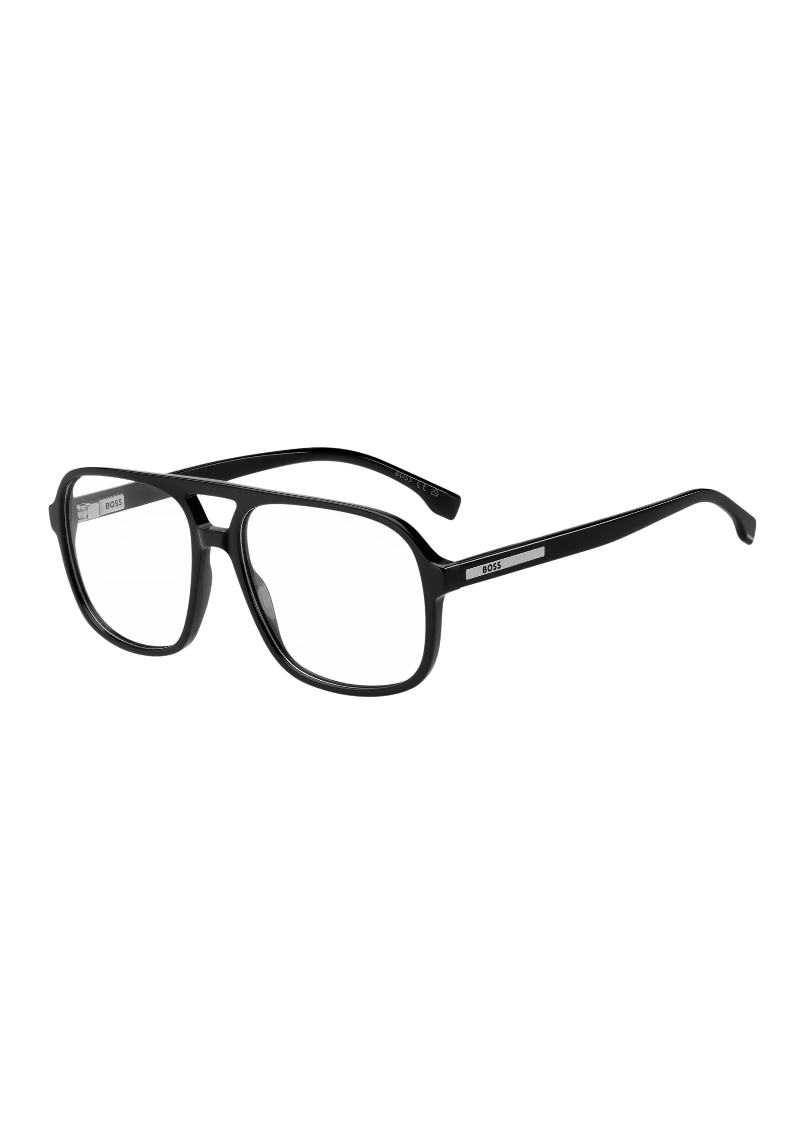 hbeu58610321_999_220 Black optical frames with logo plaque and double bridge - Image 1