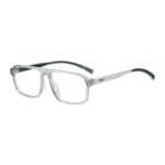 Transparent-acetate optical frames with green trims
