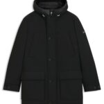 Water-repellent jacket with down filling, Black