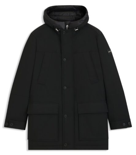 Water-repellent jacket with down filling, Black