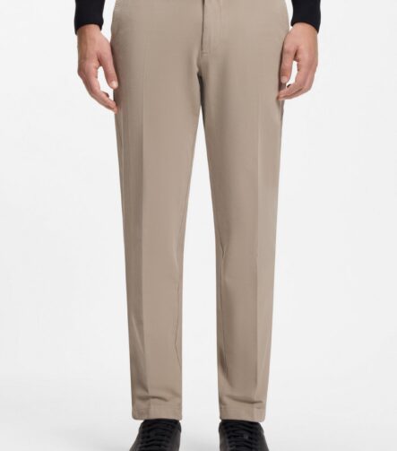 Slim-fit trousers , Beige