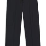 Cargo trousers with pintuck pleats, Dark Blue