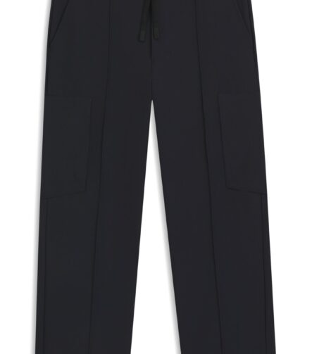 Cargo trousers with pintuck pleats, Dark Blue