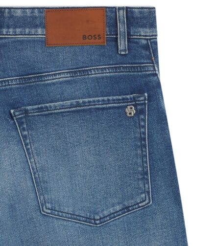 Maine regular-fit jeans in blue comfort-stretch denim, Blue