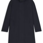 BECKHAM x BOSS water-repellent hooded jacket, Dark Blue